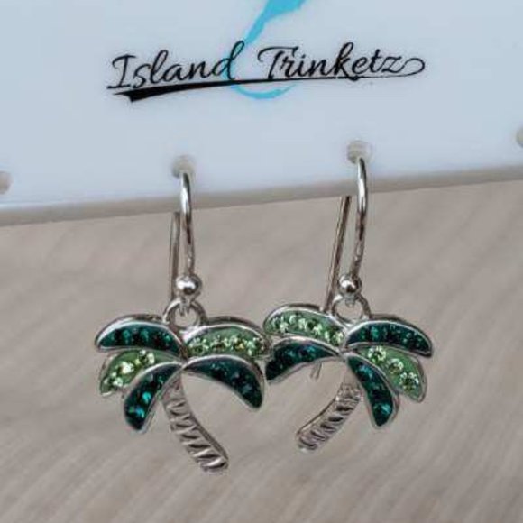 Palm Tree Earring - Picture 2 of 2